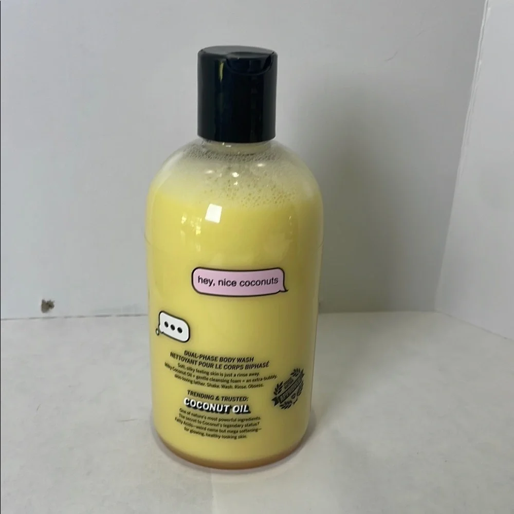 PINK Victoria's‎ Secret Yellow Bath & Body Liquid Coconut oil